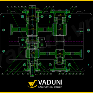 tool vẽ hộp giảm tốc 2 cấp đồng trục