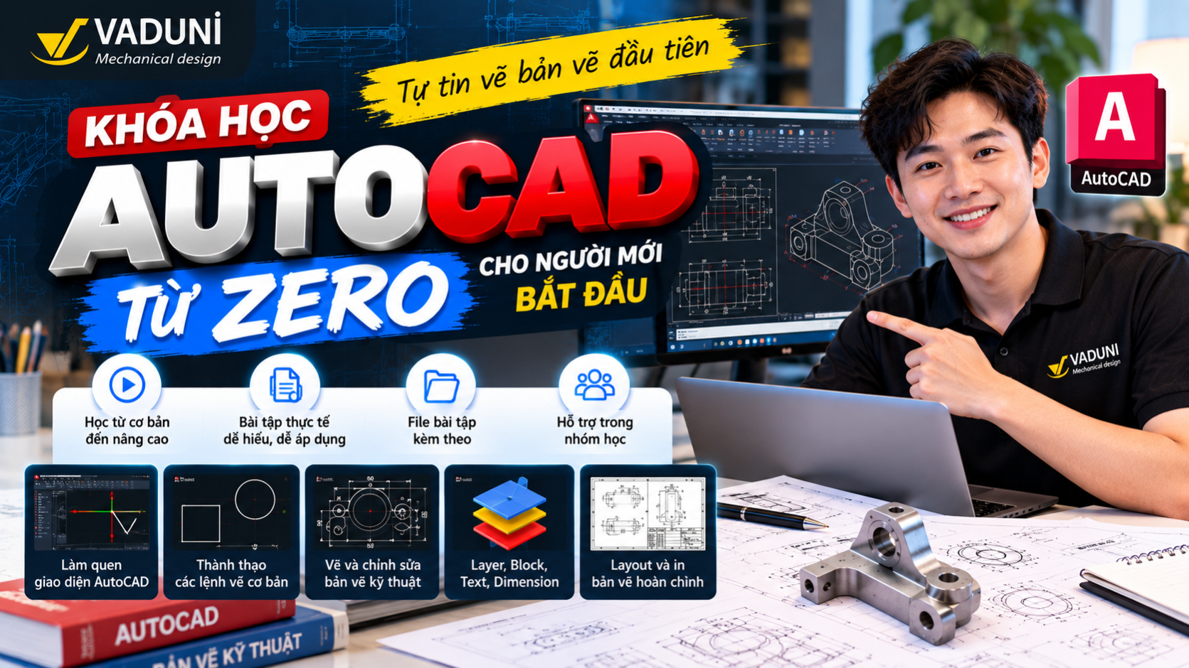 Khóa học AutoCAD từ Zero  2.png